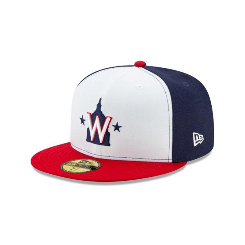 MLB Washington Nationals Authentic Collection Alt 2 59Fifty Fitted (FQY8669) - White New Era Caps